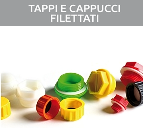 tappi e cappucci filettati