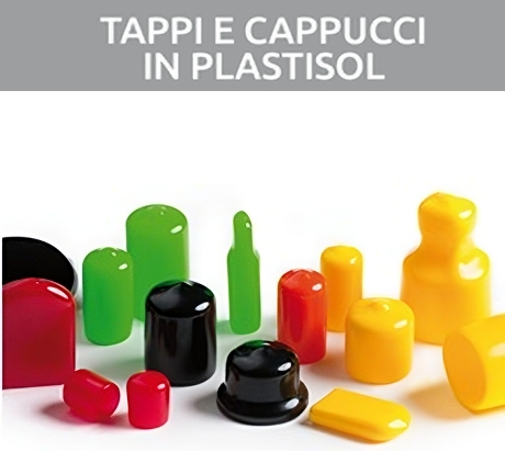 tappi e cappucci in plastisol